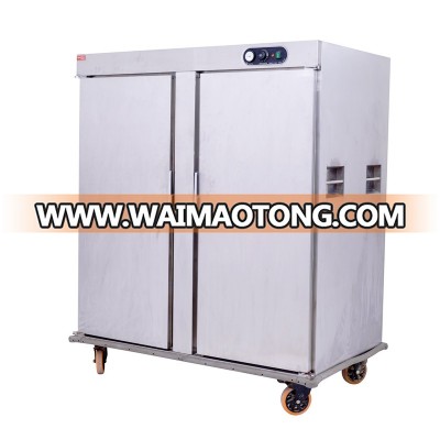 2018 Stainless Steel Banquet Double Doors Food warmer Cart